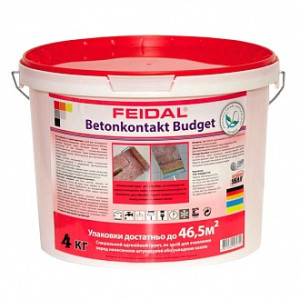 Адгезійна ґрунтовка Feidal Betonkontakt budget 4 кг