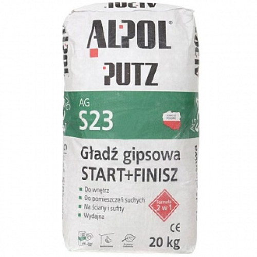Alpol Putz AG S23 Шпаклівка Alpol 2 в 1 (20 кг)