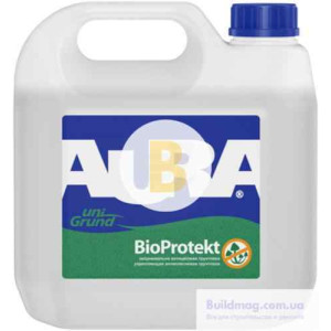 Антигрибкова ґрунтовка Aura Unigrund BioProtekt фунгіцидна 5 л