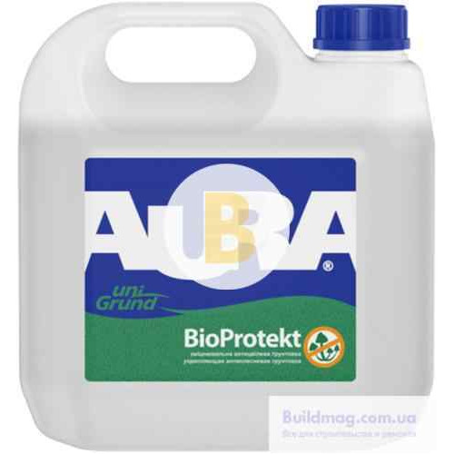 Антигрибкова ґрунтовка Aura Unigrund BioProtekt фунгіцидна 5 л