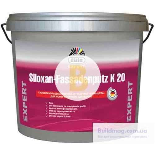 Декоративна штукатурка баранчик Dufa Siloxan-Fassadenputz K 20 2 мм 25 кг