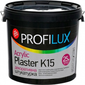 Декоративна штукатурка баранчик PROFILUX Acrylic Plaster K 15 1,5 мм 25 кг