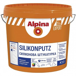 Декоративна штукатурка баранчиків Alpina Expert Silikon Fassadenputz K1,5 1,5 мм 25 кг