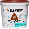 Декоративна штукатурка короїд Element фасадна R20 Дубова кора 2 мм 25 кг