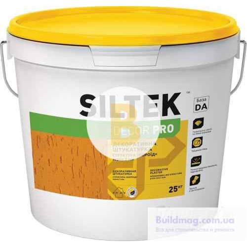 Декоративна штукатурка короїд Siltek DECOR PRO База DА 2 мм 25 кг