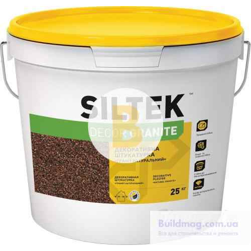Декоративна штукатурка мозаїчна Siltek DECOR GRANIT 1,2-1,6 мм 25 кг