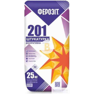Декоративна штукатурка шуба Ферозіт 201 1,5 мм 25 кг
