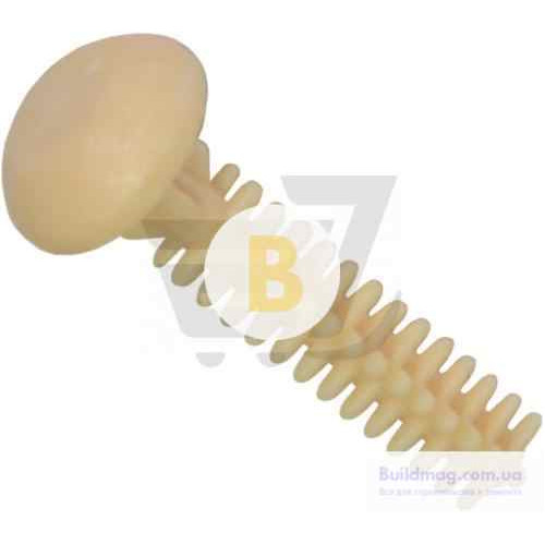 Дюбель для швидкого монтажу плінтусів та кабель-каналів 6x30 мм 100 шт