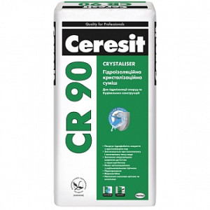 Гідроізоляційна суміш Ceresit СR 90 Crystaliser 25 кг