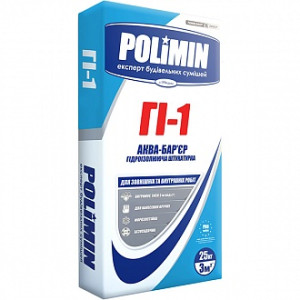 Гідроізоляційна суміш Polimin GI-1 Aqua barrier 25 кг