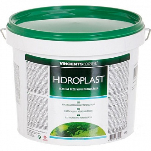 Гідроізоляція VINCENTS POLYLINE Hidroplast 4 кг зелена