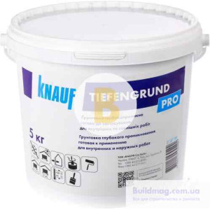 Грунтовка адгезійна Knauf Тіфенгрунд 5 кг
