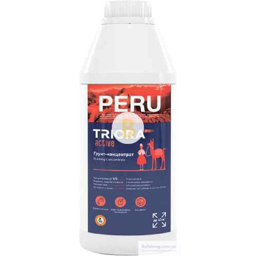 Грунтовка адгезійна Triora Peru концентрат 1:5 1 л