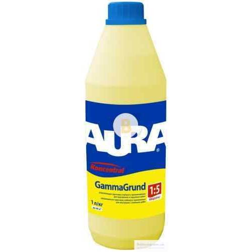 Ґрунтовка глибокого проникнення Aura Koncenntrat GammaGrund 1 л