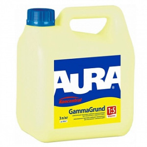 Ґрунтовка глибокого проникнення Aura Koncenntrat GammaGrund 3 л