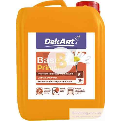 Грунтовка глибокого проникнення DekArt Base 10 л