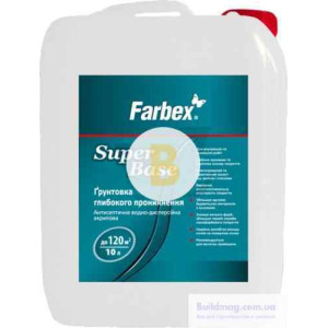 Ґрунтовка глибокого проникнення Farbex SuperBase 10 л