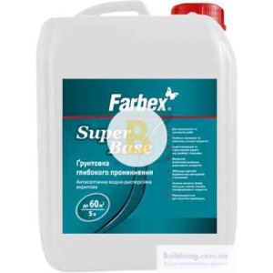 Ґрунтовка глибокого проникнення Farbex SuperBase 5 л