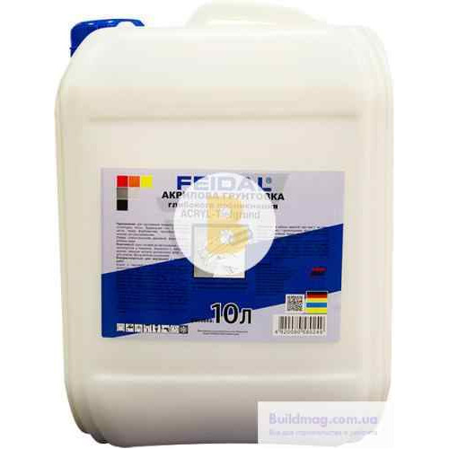 Грунтовка глибокого проникнення Feidal Acryl-Tiefgrund 10 л