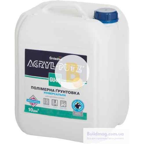 Грунтовка глибокого проникнення Sniezka Acryl-putz GU40 10 л