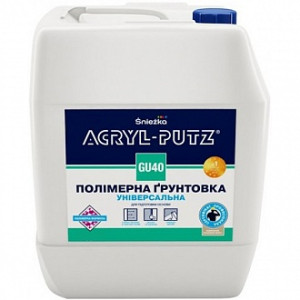 Грунтовка глибокого проникнення Sniezka Acryl-putz GU40 5 л
