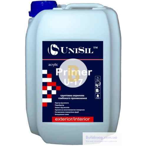 Грунтовка глибокого проникнення UniSil acrylic primer U-17 10 л