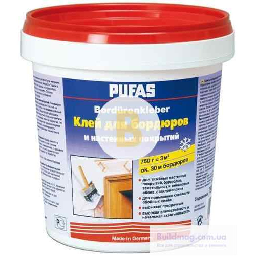 Клей для бордюр PUFAS Bordurebkleber 750 г