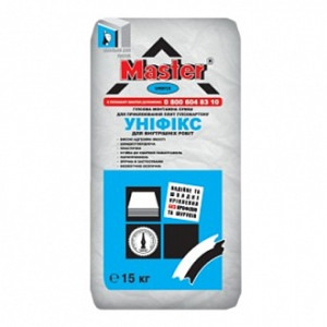Клей для гіпсокартону Master Unifix 15 кг.