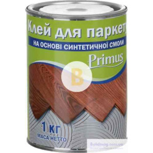 Клей для паркету Primus на основі синтетичної смоли 1 кг.