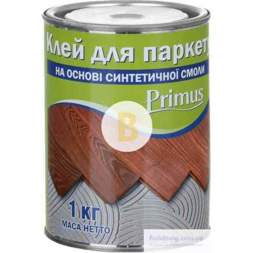 Клей для паркету Primus на основі синтетичної смоли 1 кг.