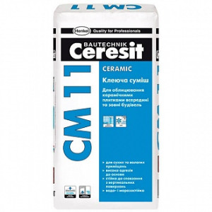 Клей для плитки Ceresit СМ 11 25 кг