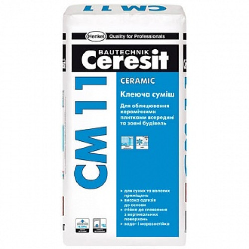 Клей для плитки Ceresit СМ 11 25 кг