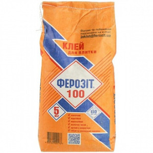 Клей для плитки Ферозит 100 5 кг