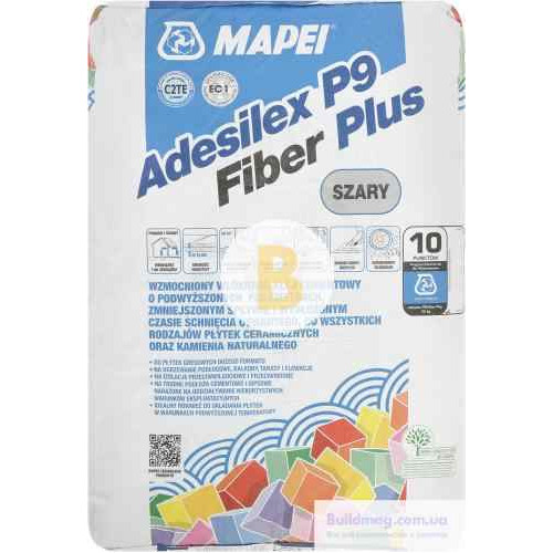 Клей для плитки Mapei Adesilex P9 Fiber plus 25 кг