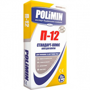 Клей для плитки Polimin П-12 25 кг