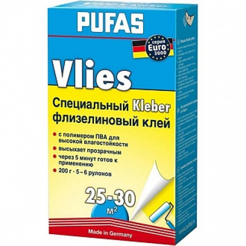 Клей для шпалер PUFAS Vlies 200 г