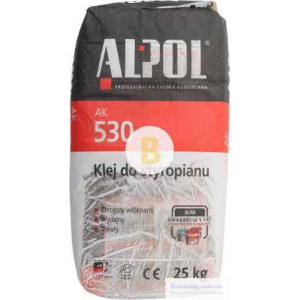 Клей для теплоізоляції ALPOL АК 530 25 кг