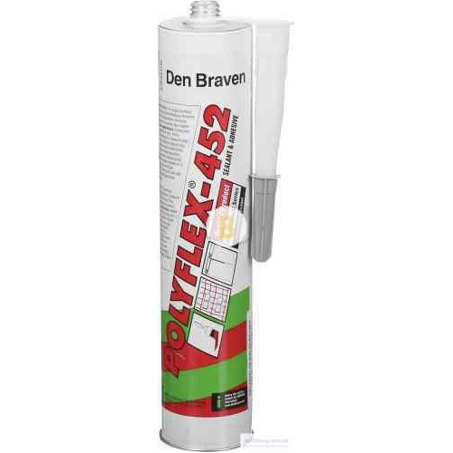 Клей-герметик Den Braven Zwaluw Polyflex 452 300 мл білий