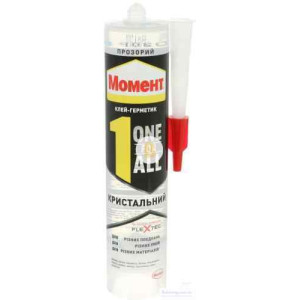 Клей-герметик Момент Flextec Moment One For All Crystall 290 г