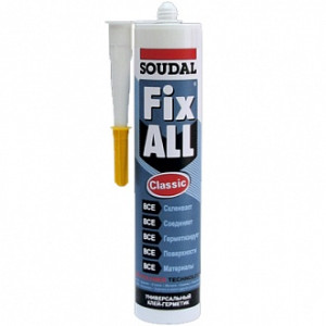 Клей-герметик SOUDAL FIX ALL Classic 290 мл коричневий