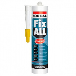 Клей-герметик SOUDAL FIX ALL Classic 290 мл сірий