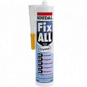 Клей-герметик SOUDAL FIX ALL Crystal 290 мл прозорий