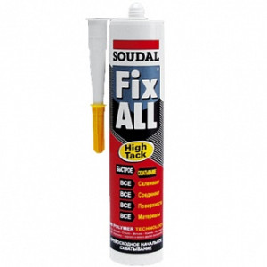 Клей-герметик SOUDAL FIX ALL High Tack 290 мл білий