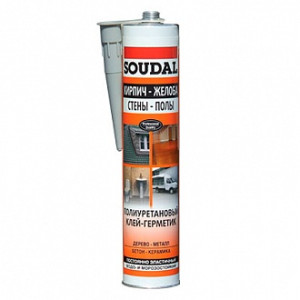 Клей-герметик SOUDAL PU Sealant 300 мл коричневий