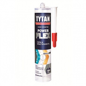 Клей-герметик TYTAN Power Flex 290 мл прозорий