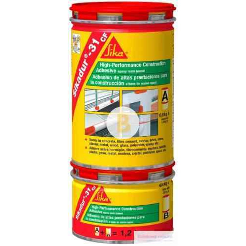 Клей конструкційний епоксидний двокомпонентний Sika Sika Sikadur - 31 1,2 кг