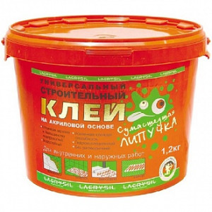 Клей монтажний універсальний Lacrysil Божевільна липучка 1,2 кг