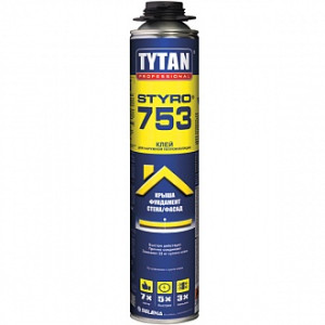 Клей-піна TYTAN О2 Styro 753 поліуретанова 750 мл