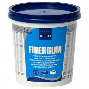 Мастика гідроізоляційна Kiilto Fibergum 1 кг