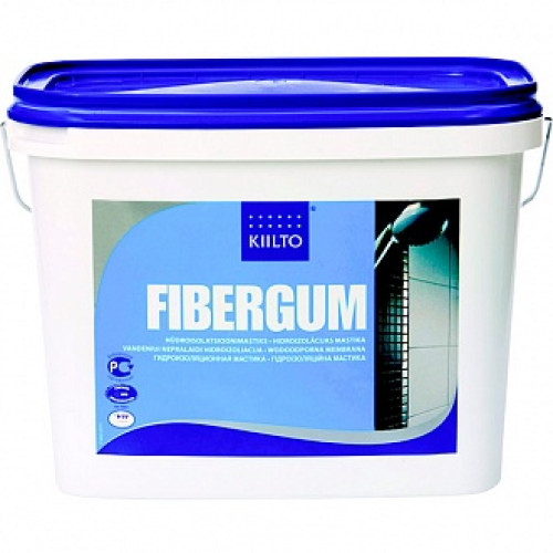Мастика гідроізоляційна Kiilto Fibergum 7 кг
